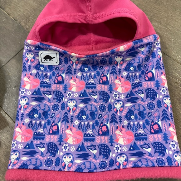 Turtle fur hat balaclava and H&M gloves lot toddler size - Picture 5 of 6